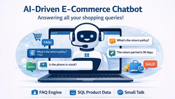 🛒 E-commerce Chatbot | AI-Powered Conversational Platform