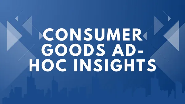 Consumer Goods Ad Hoc Insights