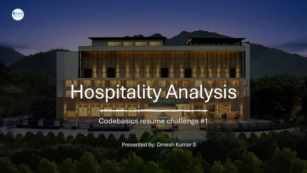 Hospitality Analysis