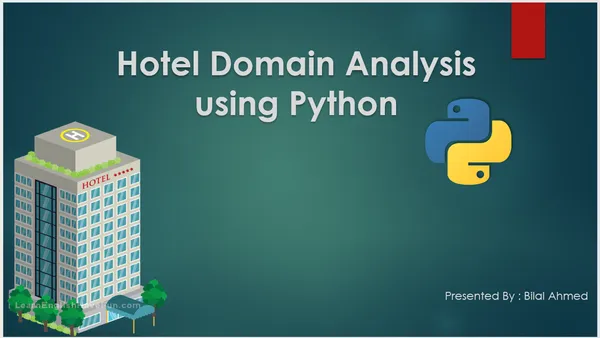 Hotel Domain Analysis Using Python
