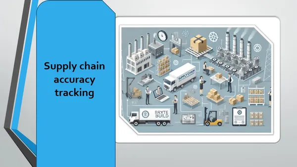 Supply Chain Accuracy Tracking Reports
