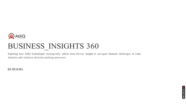 AtliQ - Business Insights 360