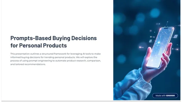 AI-Powered Product Buying Decision Framework using Prompt Engineering (No Code)