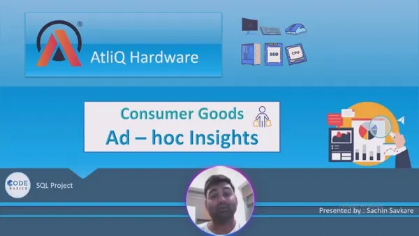 SQL-Based Ad-Hoc Analysis for AtliQ Hardware – Business Insights from Sales Data