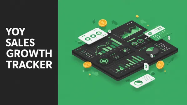 Excel - Driven YOY Sales Growth Tracker