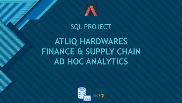 Finance and Supply Chain Ad Hoc Analytics