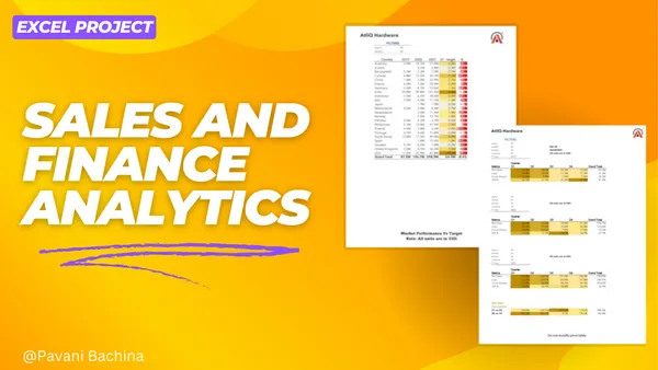 Sales and Finance Analytics