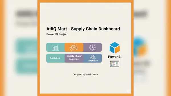 Supply Chain Service Performance Dashboard