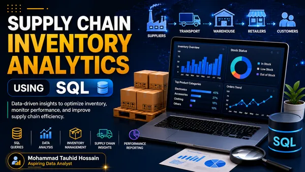 Supply Chain & Inventory Performance Analytics Using SQL
