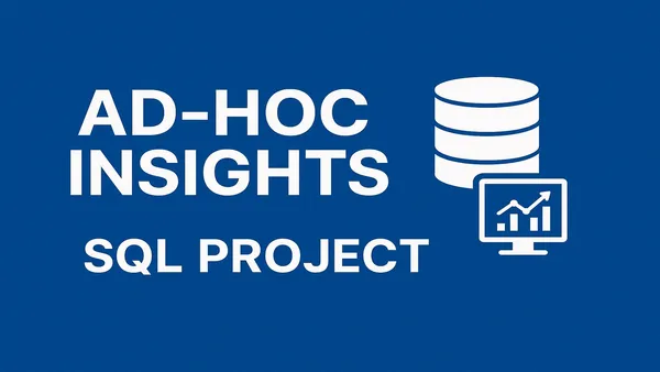 Consumer Goods Ad-Hoc Insights