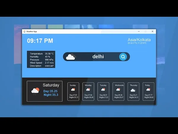Weather Forecasting Application