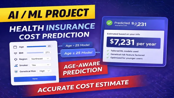 Health Insurance Cost Predictor – Age-Aware ML Models