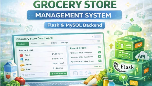 Grocery Store Management System – Flask & MySQL Backend