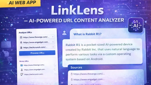 LinkLens – AI-Powered URL Content Analyzer