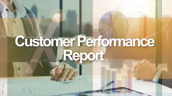 Business Performance Dashboard Using Excel