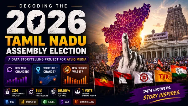Decoding the 2026 Tamil Nadu Election: A Data Storytelling Project for AtliQ Media