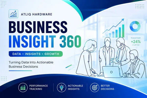 Business Insights 360 Dashboard for Finance, Sales, Marketing and Supply Chain