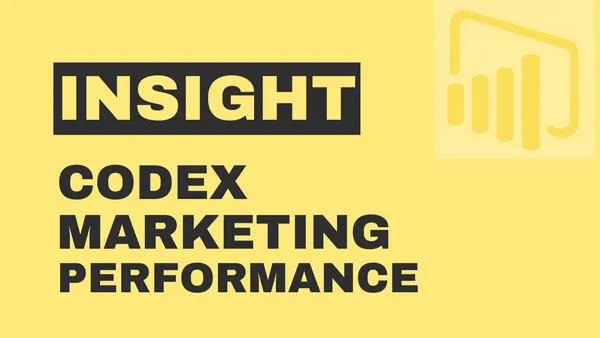 Insight of Codex Marketing Performance - [Power BI | MySQL | Python]