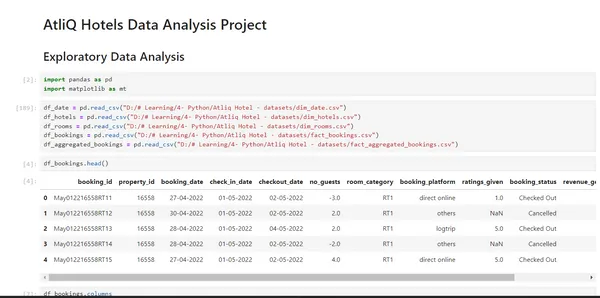 Hotel Domain Analysis Using Python