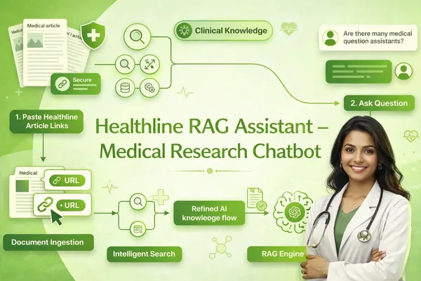Healthline RAG Assistant – Medical Research Chatbot
