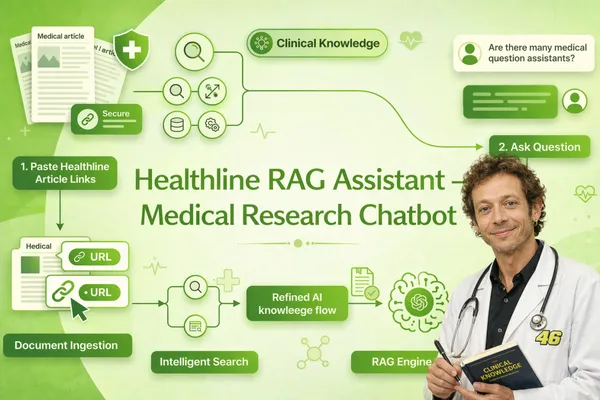 Healthline RAG Assistant – Medical Research Chatbot