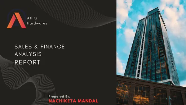 Sales Analytics(FMCG)