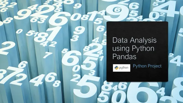Data Analysis with Python Pandas