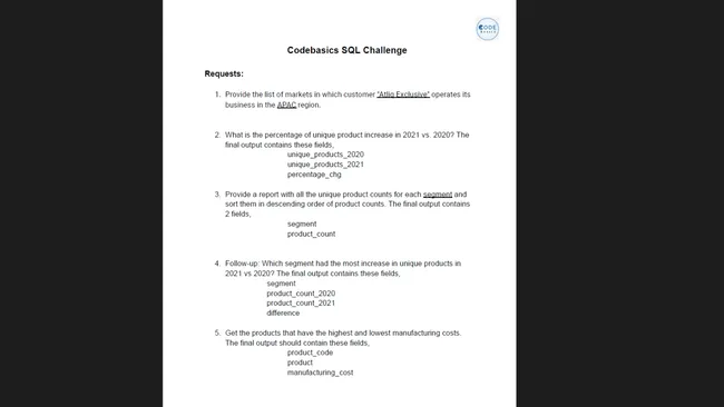 Portfolio - Sooraj Karthik | Codebasics