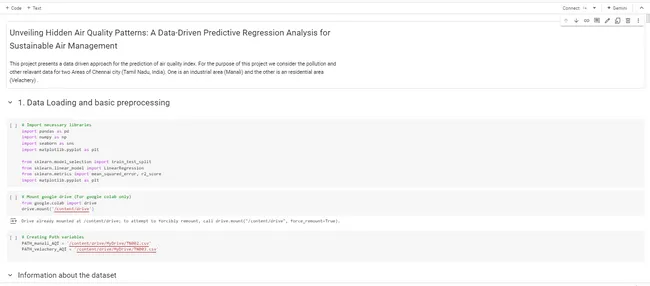 Predictive Regression Analysis for Sustainable Air Quality Management