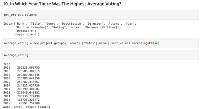 IMDB Movies Dataset Analysis