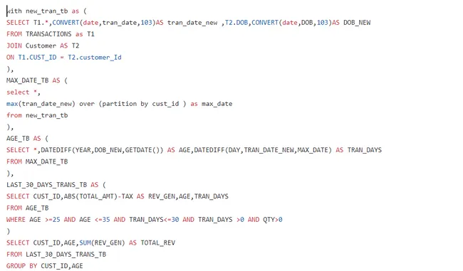 Retail Data Analysis