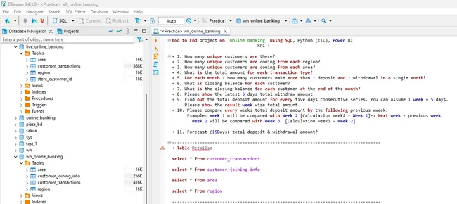 End to End Data Analytics Project : SQL, Python-ETL, Power BI in Fintech