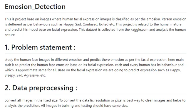 Emosion Detection Project