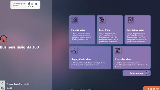 Business Insights 360 Power BI Dashboard
