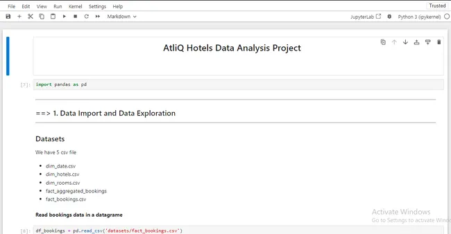 Data Analysis in Hospitality Domain