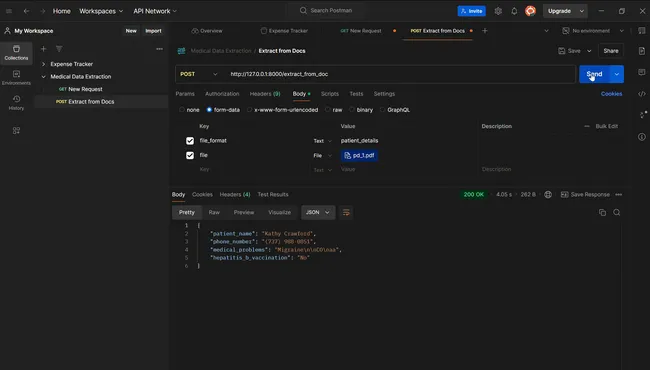 Medical Data Extraction