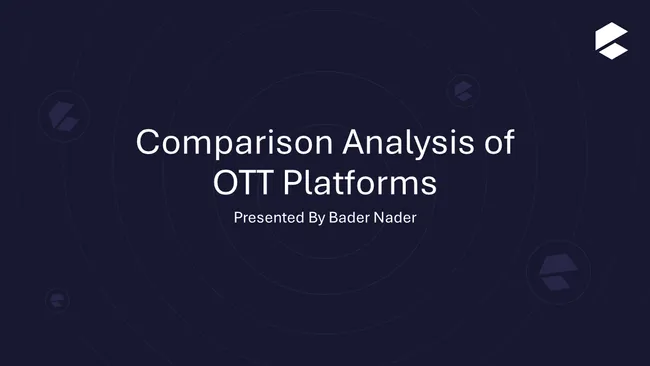 Comparative Analysis of OTT Platforms