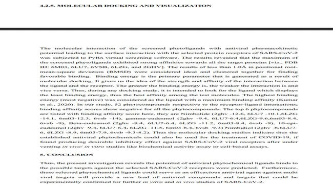 In Silico Drug Discovery Project for SARS-CoV-2