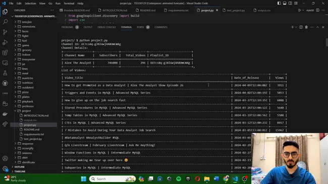 Youtube Data Extractor