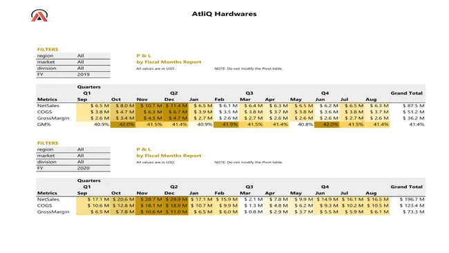 AtliQ Sales & Finance Analysis