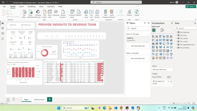 PROVIDE INSIGHTS TO REVENUE TEAM