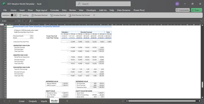 DCF Valuation Model