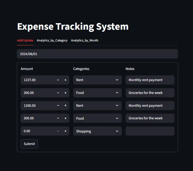 Expense Management System