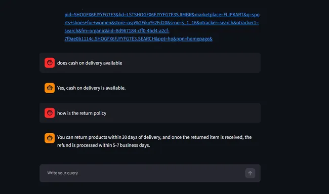 E-commerce Chatbot