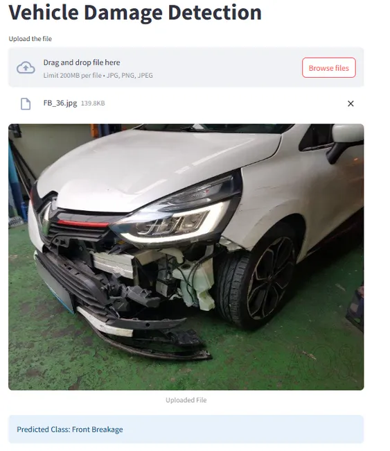 Car Damage Detection using Deep Learning
