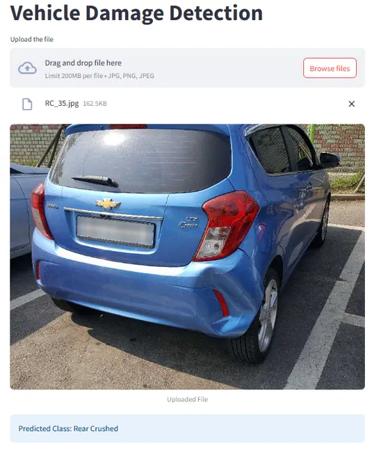 Car Damage Detection using Deep Learning