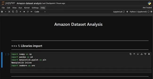Amazon Data Analysis