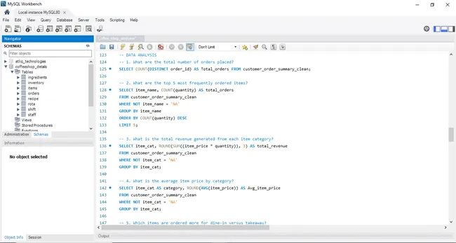 Coffee Shop EDA – End to End SQL Based Business Intelligence Project