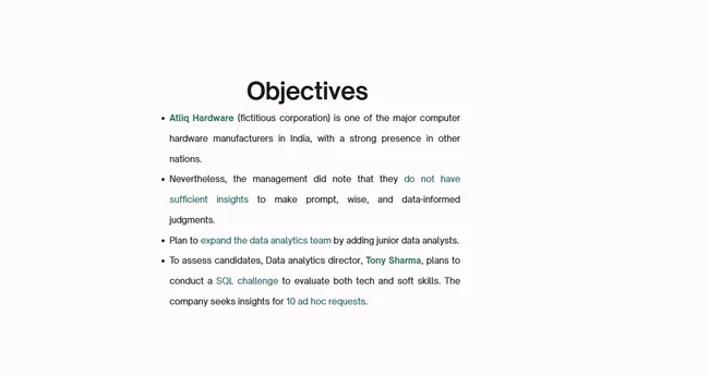 Ad-hoc Insights for Consumer Goods Domain