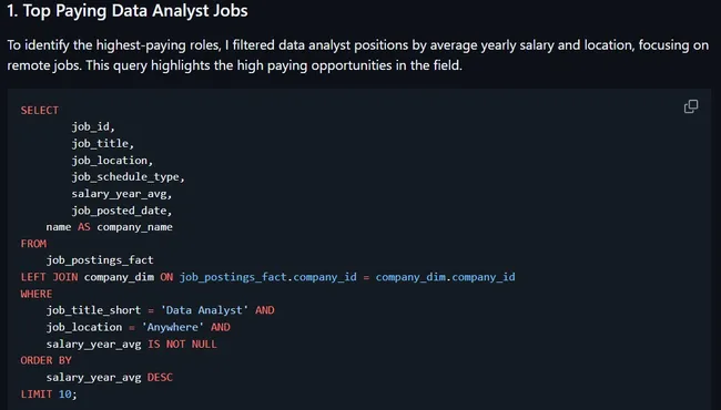 SQL Job Analysis Project